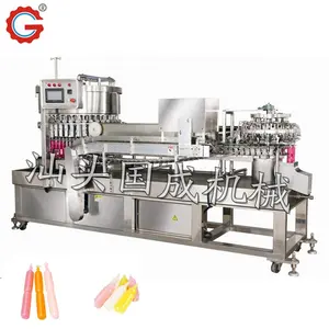 Plastic Soft Tube Filling Sealing Machine For Ice Lolly Popsicle