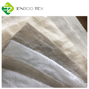 Tela de lino <span class=keywords><strong>Natural</strong></span> 100%, tejido de lino liso teñido para toallas de té/mantel, duradero, 3 ~ 4 niveles, 150GSM, venta al por mayor - Product Image 6