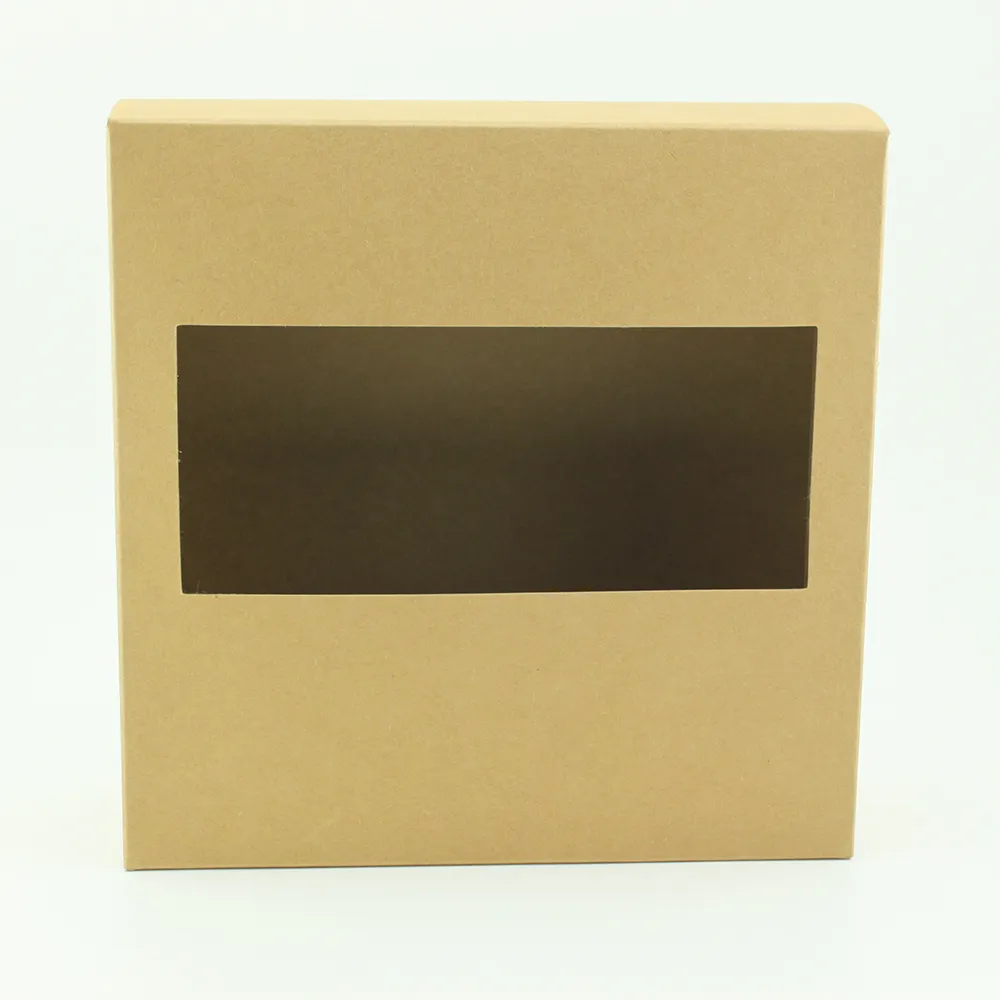 BSCI, FSC Kraft stampa scatola di carta con finestra