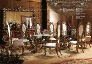 <span class=keywords><strong>Table</strong></span> à <span class=keywords><strong>manger</strong></span> en bois sculpté, forme extra longue, pour <span class=keywords><strong>14</strong></span> <span class=keywords><strong>personnes</strong></span>, pour banquet, italie - Product Image 4