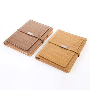 China löschbaren bambus holz textur abdeckung notebook diaries für corporate gifting