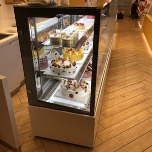 Comercial dulce de escaparate de la exhibición refrigerador contra - Product Image 4