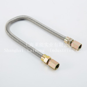 Connecteur de gaz en métal en acier inoxydable approuvé CSA OD5/8 <span class=keywords><strong>pour</strong></span> <span class=keywords><strong>tube</strong></span> de gaz de conduite de gaz LP - Product Image 3