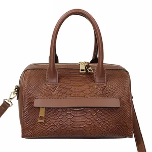 Guangzhou handbag market Online wholesale new model embossed ladies' crocodile handbag