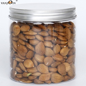 Stoples Plastik Profil Rendah <span class=keywords><strong>8</strong></span> <span class=keywords><strong>Oz</strong></span> 10 <span class=keywords><strong>Oz</strong></span> 12 <span class=keywords><strong>Oz</strong></span> 16 <span class=keywords><strong>Oz</strong></span> 20 <span class=keywords><strong>Oz</strong></span> Wadah Plastik Makanan Hewan Peliharaan dengan Tutup Botol Silinder PET Jar + PP Cap