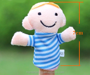 La familia de peluche marionetas de mano de arte títeres de dedo marionetas de mano juguetes de padre-hijo/aparatos juguetes de peluche - Product Image 6