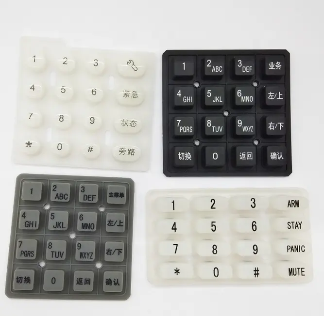 4x4 Матрица 16 клавиш мембранный переключатель силиконовая резиновая клавиатура