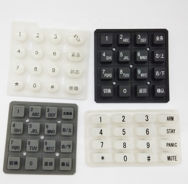 4x4 Matrix 16 Key Membrane Switch silicone rubber Keypad
