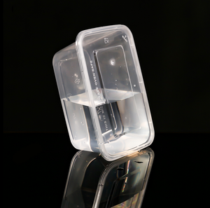 BPA ฟรี1500มิลลิลิตรอาหารที่ชัดเจนปลอดภัยทิ้งพลาสติกสี่เหลี่ยมภาชนะผลไม้/นำไปล้างภาชนะบรรจุอาหาร - Product Image 4