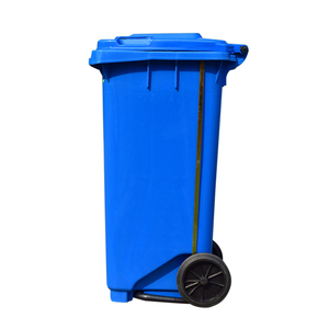 Thùng Rác 120L Bằng Nhựa Chất Lượng Cao Với Hai Bánh Xe Thùng Đựng Chân Đạp Thùng Rác Thùng Rác Thùng Rác - Product Image 4