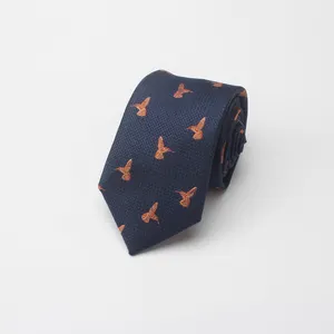Custom Made Zijde Jacquard Geweven Stropdas Novelty Tie