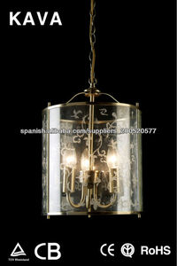 Pantallas de vidrio de patrón <span class=keywords><strong>para</strong></span> lámparas de bronce antiguo - Product Image 1