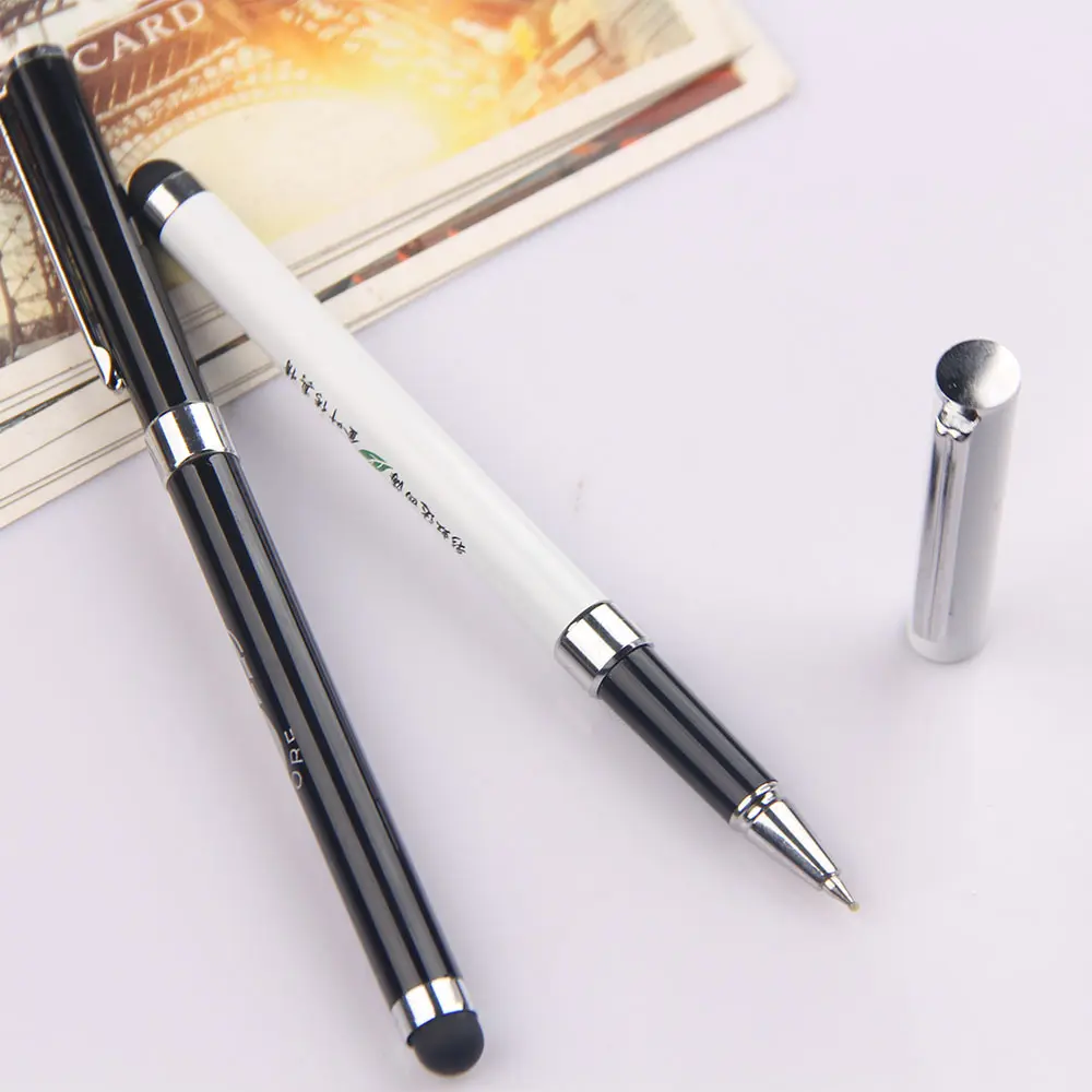 2 in 1 Screen Touch Pen Capacitive Stylus For iPhone with Write Pen for iPad Stylus Touch Pen