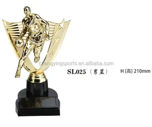 SL-025 YIWU EV deporte trofeo de plástico taza de trofeo de fútbol trofeo de baloncesto venta al por mayor de alta calidad