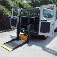 Elevador de silla de ruedas hidráulico eléctrico al aire libre Van silla de ruedas de coche Mesa de elevación vertical para discapacitados ancianos discapacitados 600lbs