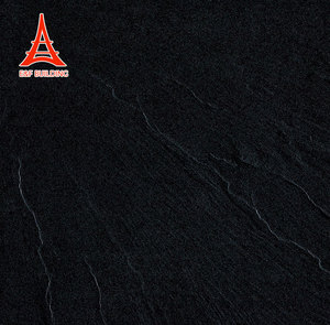 Garaje 60x60 pulido porcelana azulejos súper negro antideslizante mirada rock cerámica aparcamiento piso - Product Image 5