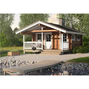 Low Cost good Style prefabricated wooden house wooden cabin