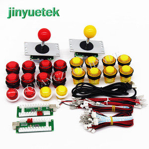 Pc Arcade Kit Joystick Usb 2 Spelers Arcade Verlichte Drukknop Kit Met Nul Vertraging Usb <span class=keywords><strong>Encoder</strong></span> Naar Pc Arcade 4/8way 5pin - Product Image 6
