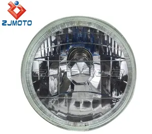 7 " עגול פנס אור led אופניים אוטומטי פנס led פנס הלוגן h4 גבוה נמוך beam h4 מנורת led ראש מנורת led הנורה 