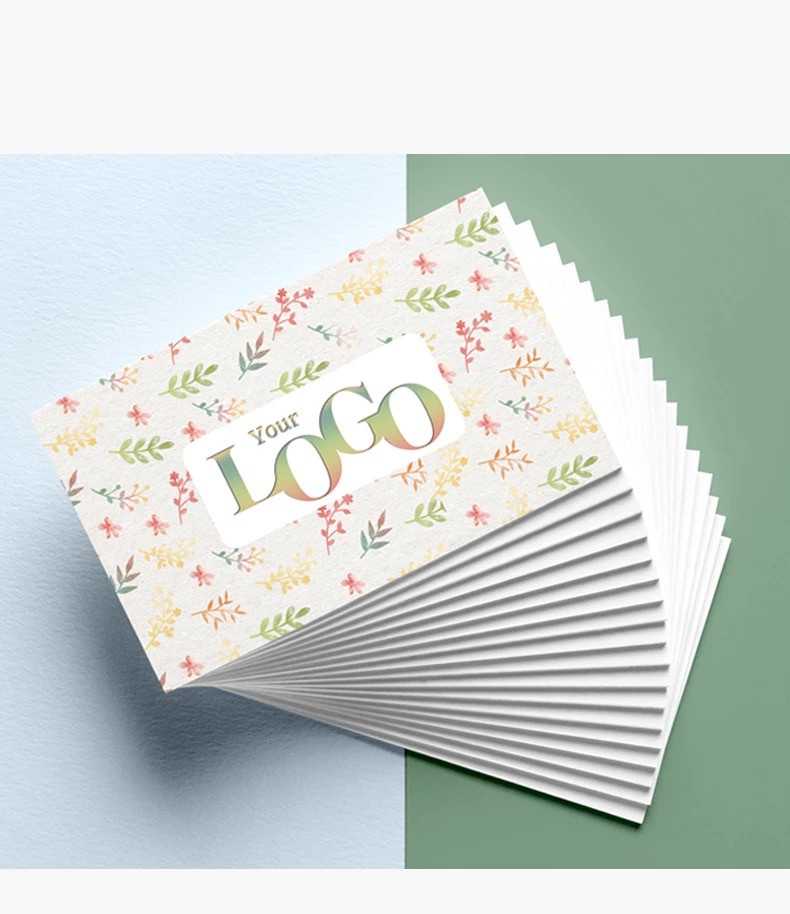 Цветная картонная Визитница с логотипом на заказ, визитная карточка с логотипом