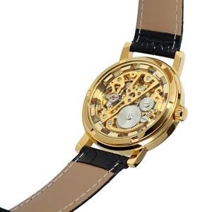 Relojes Chinos para Hombre, de Fábrica, Esqueleto, Forsining, Retro, Mini, de Cuerda Manual, con Correa de Cuero, Diseño de Dragón, Reloj Mecánico Masculino - Product Image 6