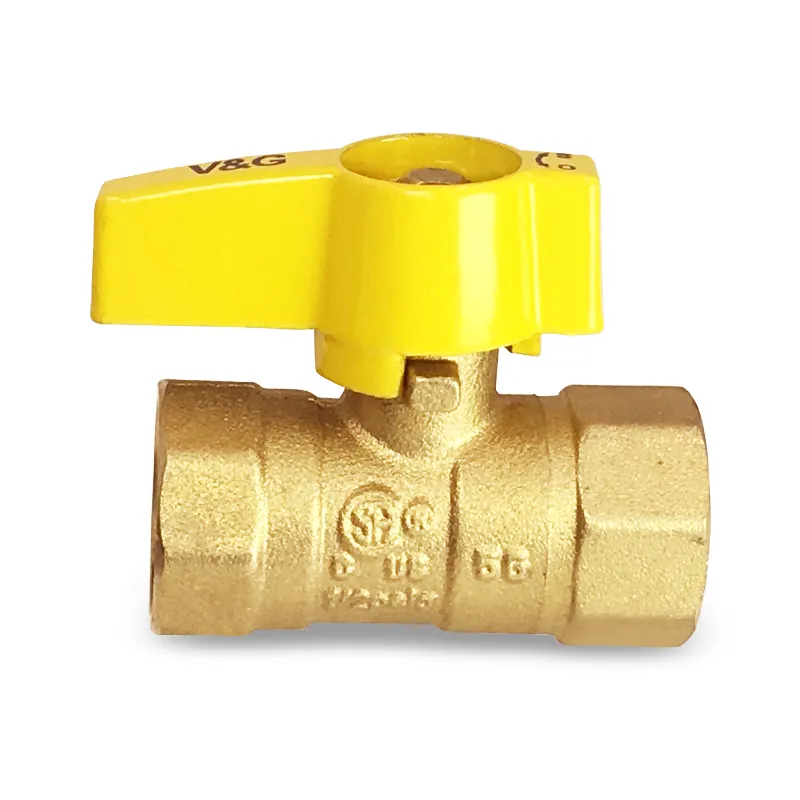 1/4 Turn Alu. Handle Forging Brass CSA Certified Gas Ball Valve 3/8"