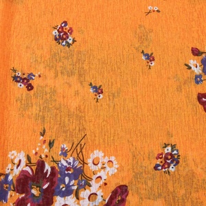 100% polyester doris orange <span class=keywords><strong>robe</strong></span> de mode petit imprimé jacquard tissu - Product Image 3