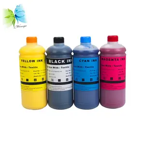 Dtg Botol Tinta Tekstil Tinta, untuk Epson L800 L805 L1800 R290 1390 1400 R3000 4800 DX5 DX7 DTG Printer