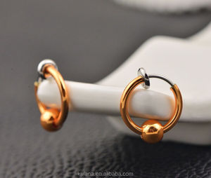 Piercings con bola, Material médico de imitación, sin perforación, novedad de 2015 - Product Image 5