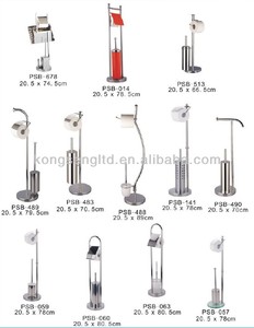 Soporte de acero inoxidable cepillo de baño <span class=keywords><strong>y</strong></span> titular de rollo de papel - Product Image 3