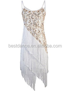 BestDance-vestido latino con flecos para mujer, 1920s, Gatsby, fiesta, Club, borla - Product Image 2