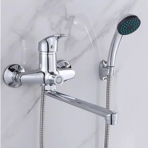 Mercato Asia centrale in lega di zinco vasca <span class=keywords><strong>da</strong></span> bagno fiore sprinkler rubinetto a parete singola maniglia <span class=keywords><strong>miscelatore</strong></span> doccia - Product Image 5