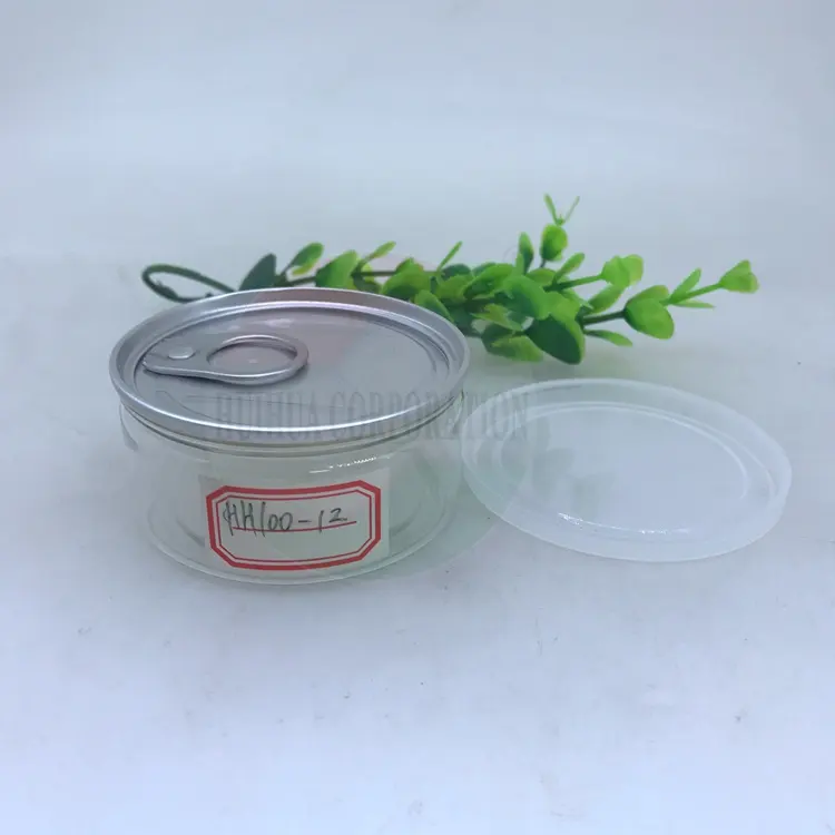 Mini Transparent 100 ml En Plastique Pet Pot de Nourriture
