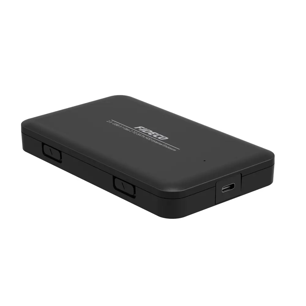 FIDECO-carcasa de disco duro externo Sata 3,0, caja de disco duro Hdd 3,1 con Usb tipo C Gen 2, 10tb, 2. 5 2,5