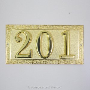 <span class=keywords><strong>Vendita</strong></span> calda del Metallo <span class=keywords><strong>In</strong></span> Acciaio Inox Costruzione Appartamento Albergo Porta Della Camera Numero di Segni - Product Image 3