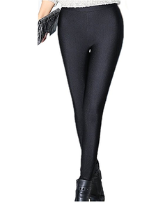 Inverno Pantaloni A Vita Elastica <span class=keywords><strong>Velluto</strong></span> Shinny Stretch Pantaloni Caldo di Spessore Donne <span class=keywords><strong>Leggings</strong></span> - Product Image 5