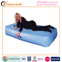Matelas gonflable pliable en PVC au design moderne avec trou pour le ventre, idéal pour les femmes enceintes, pour la maison ou l'école