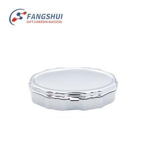 Caja de pastillas decorativas, minicompartimentos de metal personalizados, en blanco, muestra gratis, venta al por mayor - Product Image 2