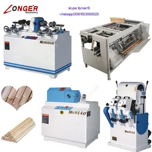 Factory Sale Mop Stick Processing Broom Handle Rounding Wooden Stick Making Milling Sanding Round Wood Rod Machine