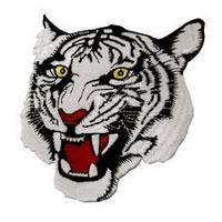 Meilleure vente de patchs de broderie à coudre/à repasser avec logo personnalisé Tiger Design