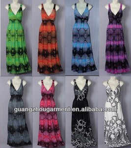 las mujeres <span class=keywords><strong>del</strong></span> nuevo verano maxi vestido de fiesta <span class=keywords><strong>en</strong></span> la playa casual 8 2014 colores oem - Product Image 1