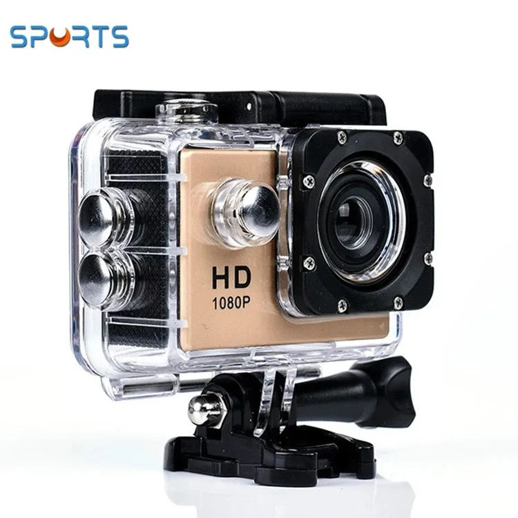Câmera de esportes baratos sj4000 hd 720p a7, câmera para esportes ao ar livre com lcd, mergulho s7 hd 720p cctv à prova d' água
