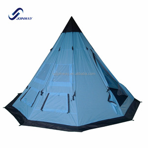 JWF-081 Tenda Indiana da <span class=keywords><strong>Campeggio</strong></span> Esterna Pieghevole Impermeabile Tenda a Campana per 8 Persone Tenda Piramidale per Feste - Product Image 2