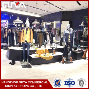 Tùy chỉnh người đàn ông của quần áo kệ trưng bày thiết kế nội thất đồ nội thất cho các cửa hàng may mặc - Product Image 5