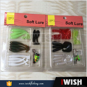 Bourré d'action Appât Jaune Rouge Rose Blanc Doux Queue <span class=keywords><strong>Natation</strong></span> Ver Leurre De Pêche - Product Image 3