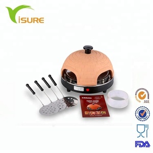 800W di <span class=keywords><strong>Argilla</strong></span> Da Tavolo Automatico Elettrico 4 Persona Mini <span class=keywords><strong>Forno</strong></span> <span class=keywords><strong>Per</strong></span> La Pizza - Product Image 2