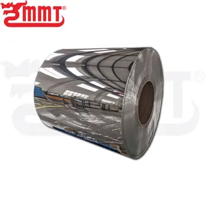 Lembar Aluminium Koil Aluminium Reflektif Tinggi 0.4 Lapisan PVD Tipis Kualitas Tinggi 95% Mm