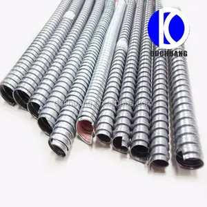 High temperature metal flexible cable conduit with sleeve