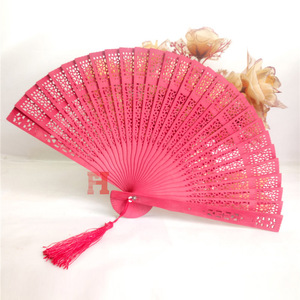 الصينية ملابس رقص فيكتوري خشبي قابلة للطي الزخرفية مراوح اليد - Product Image 5
