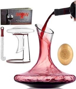 Tay THỔI PHA LÊ Thủy Tinh Độc Đáo Nho Rượu Vang <span class=keywords><strong>Decanter</strong></span> - Product Image 2